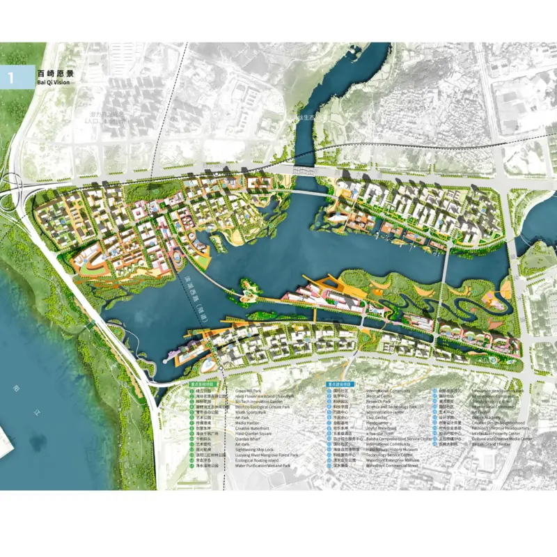 new-town-planung-um-den-baiqi-see-quanzhou-china-galeriebild-2-1